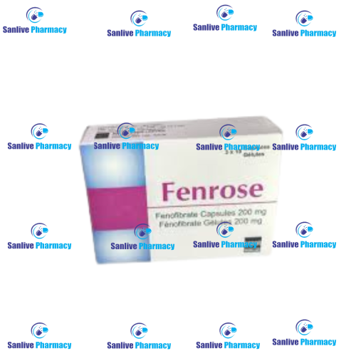 https://sanlivepharmacy.com/images/products/1734555913Fenrose 200mg X30 (Fenofibrate 200mg Capsules).png